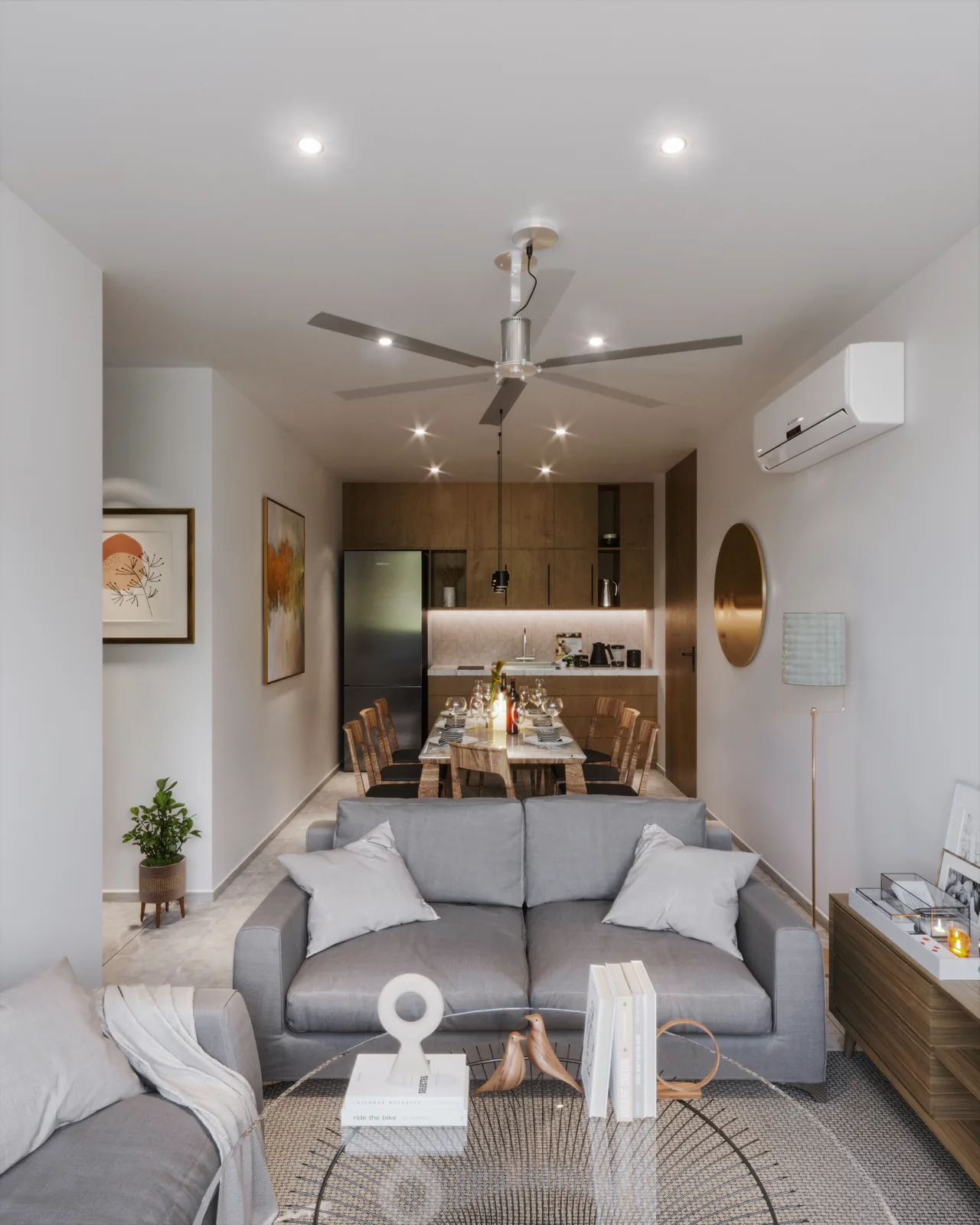 Two-bedroom lock-off residence at Kool Playa