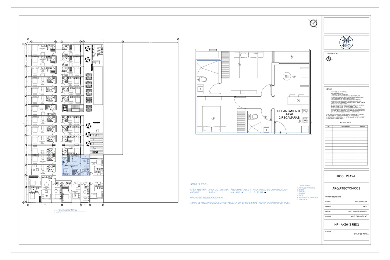 Two bedrooms