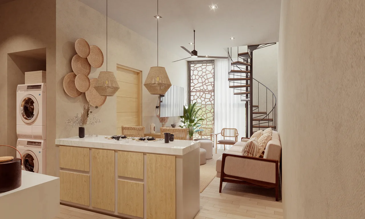 Penthouse-interieur van Lunarena