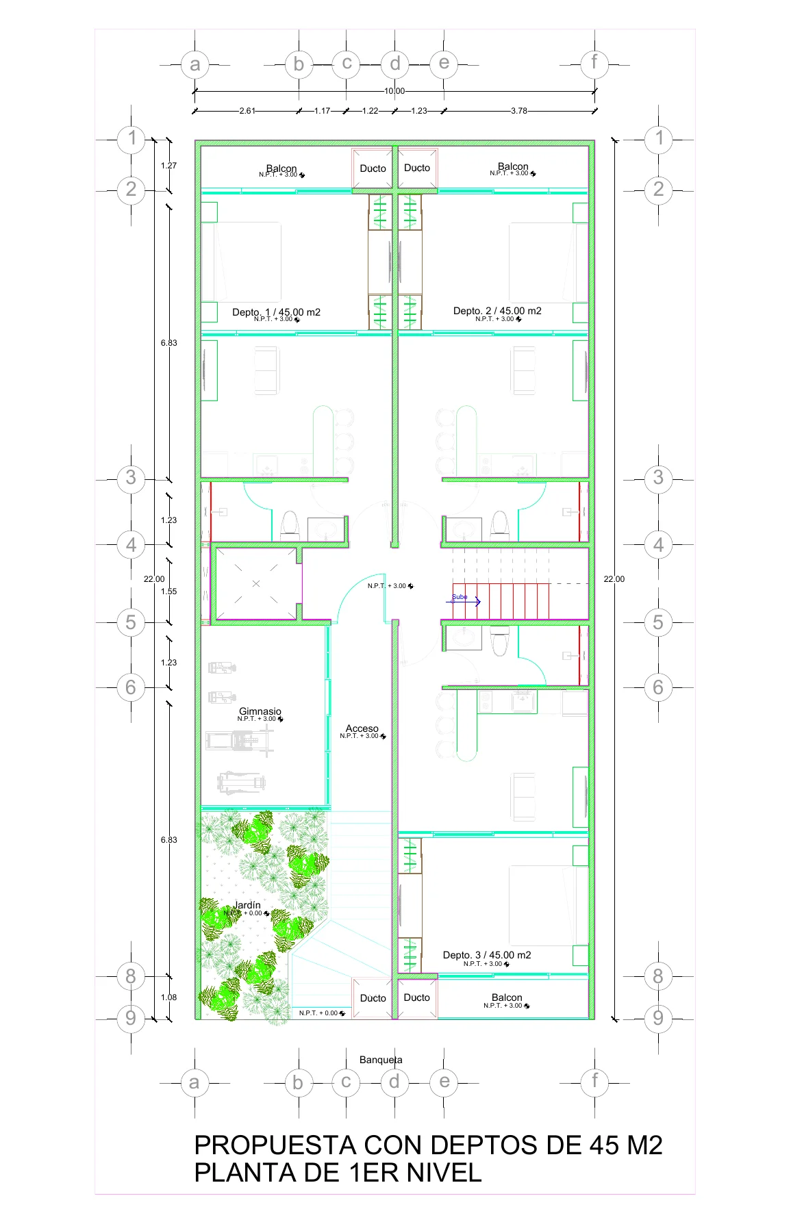 Typical residential level