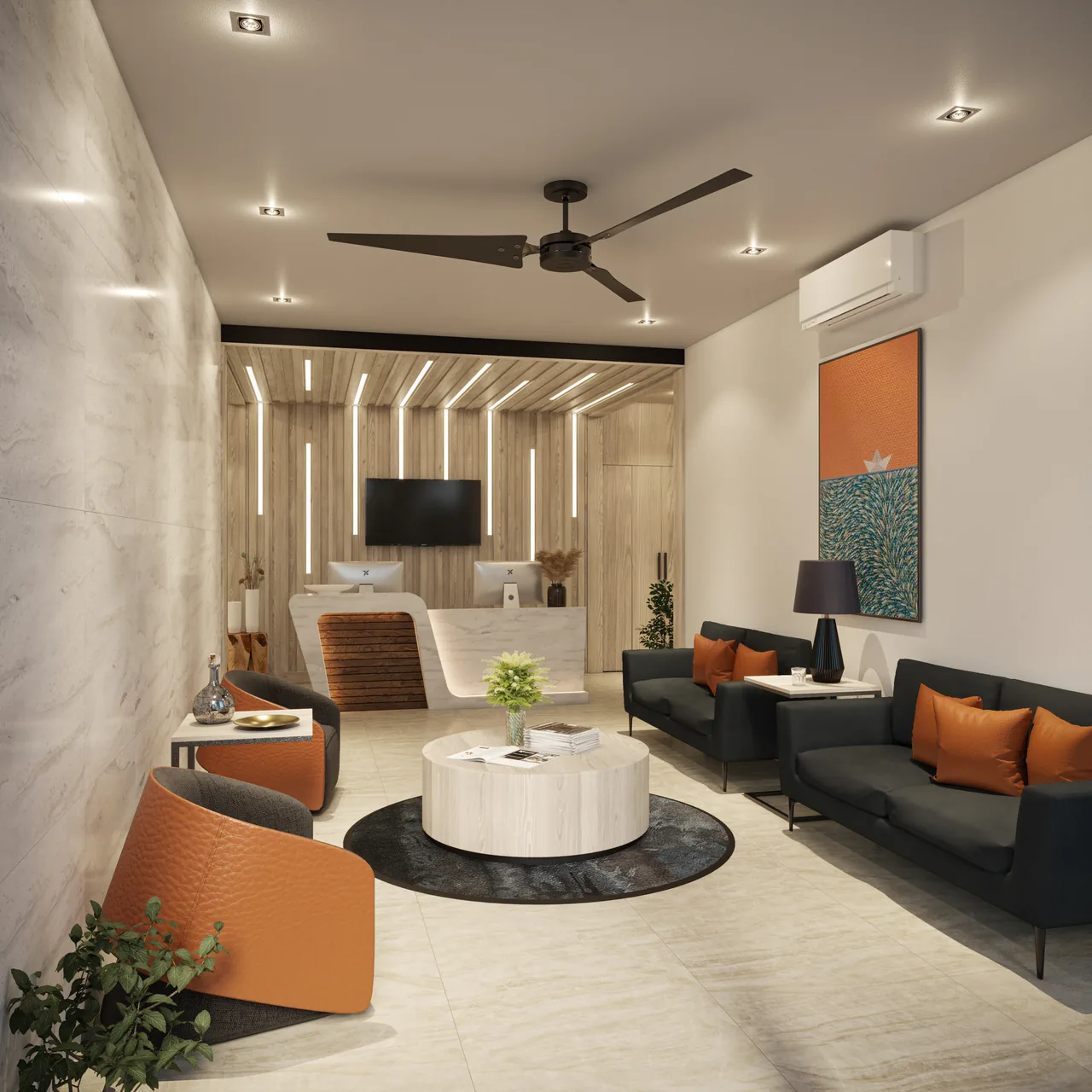Ocean Life reception area