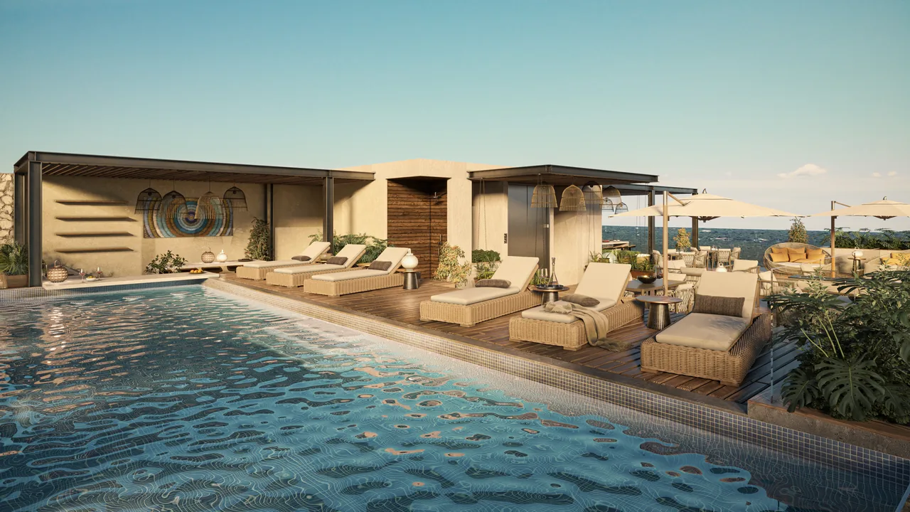 Ocean Life rooftop infinity pool