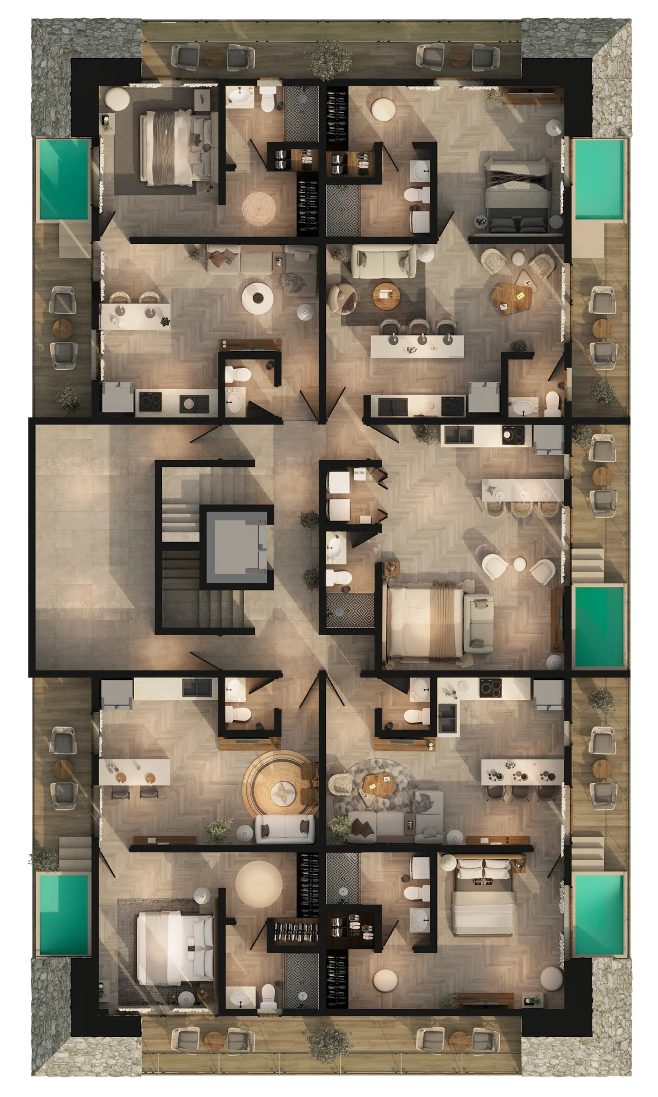 Rectangular pyramid - first level